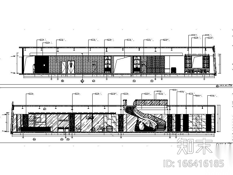 [南宁]豪华精选酒店设计施工图cad施工图下载【ID:166416185】