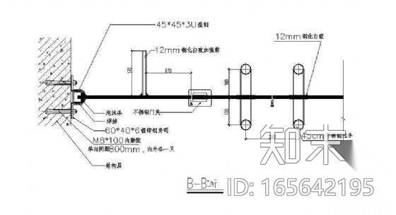 铝合金门窗节点设计图cad施工图下载【ID:165642195】