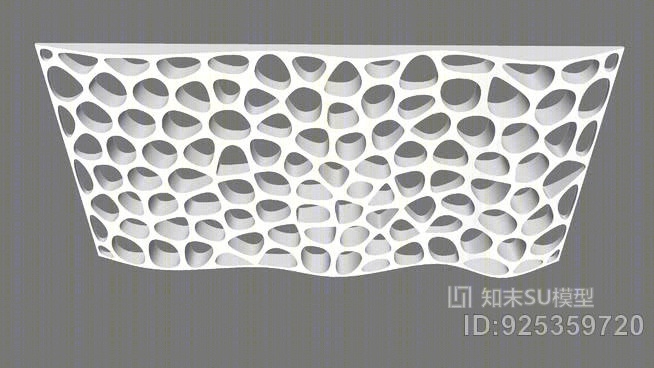 参数墙板W沃罗诺切SU模型下载【ID:925359720】