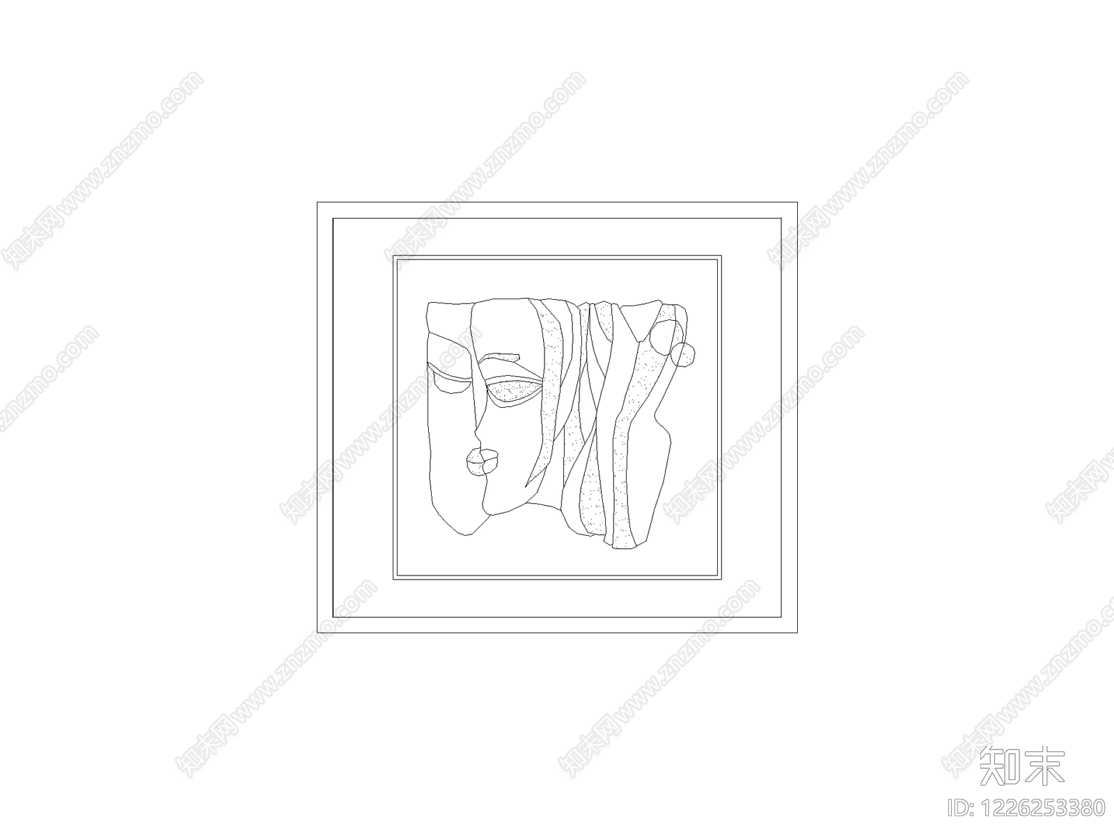 挂画CAD图纸