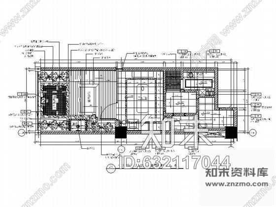 施工图深圳spa单人套间室内装修图cad施工图下载【ID:632117044】