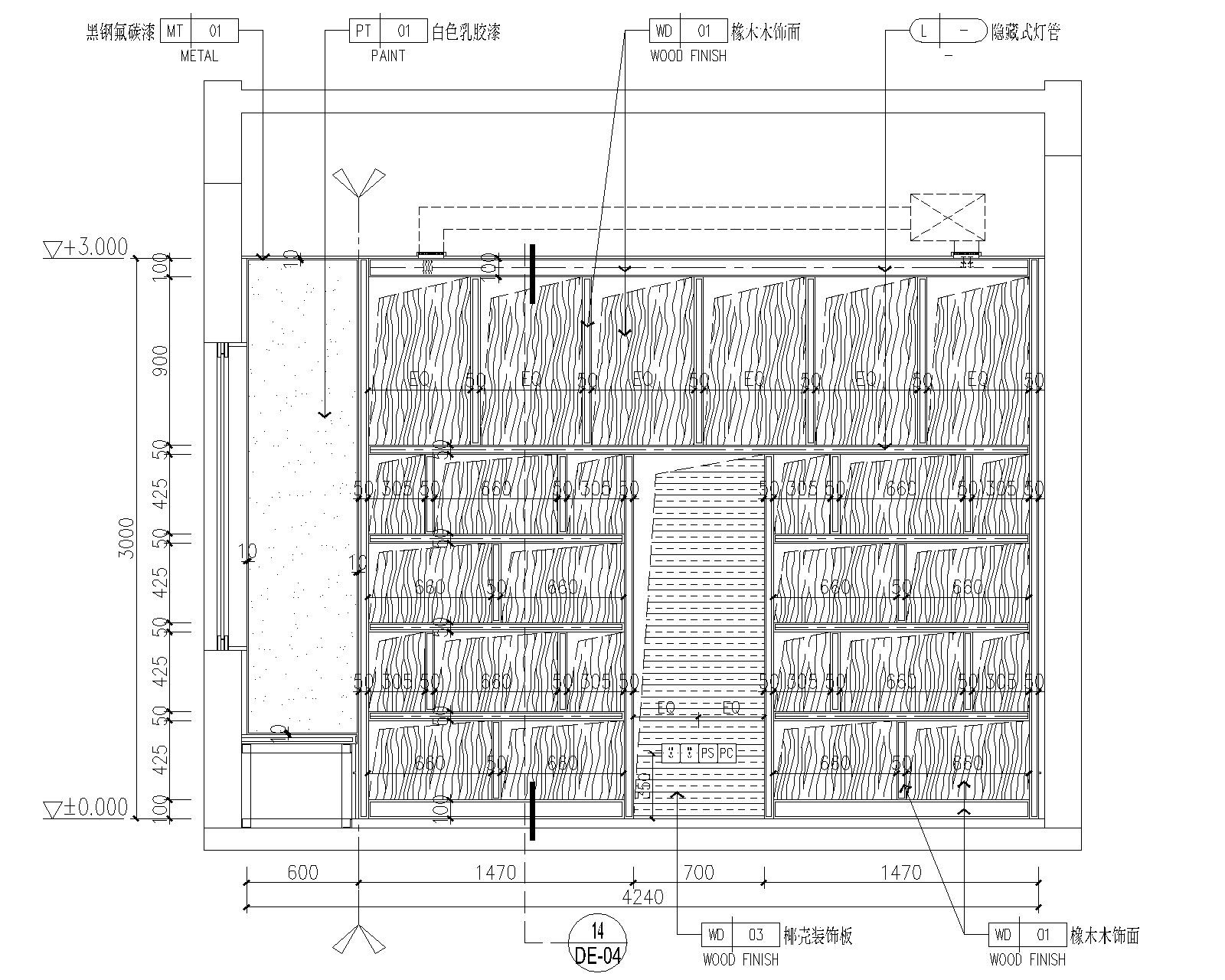 重庆万科悦湾350平复式样板房室内设计CAD施工图+设计方...cad施工图下载【ID:160105148】