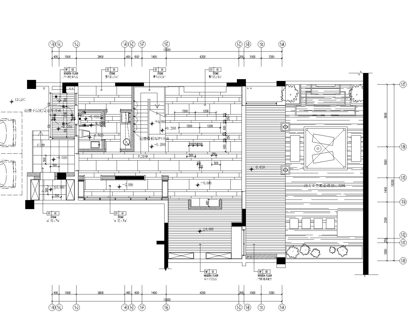 重庆万科悦湾350平复式样板房室内设计CAD施工图+设计方...cad施工图下载【ID:160105148】