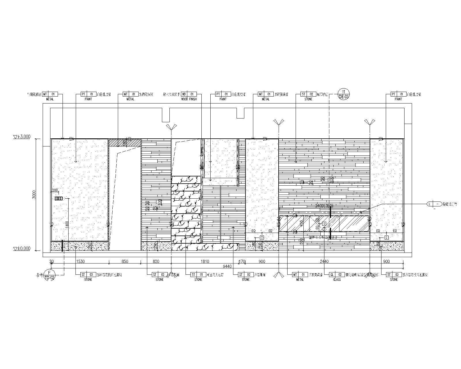 重庆万科悦湾350平复式样板房室内设计CAD施工图+设计方...cad施工图下载【ID:160105148】