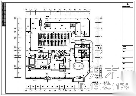 石狮帝豪大酒店喷淋图cad施工图下载【ID:161801176】