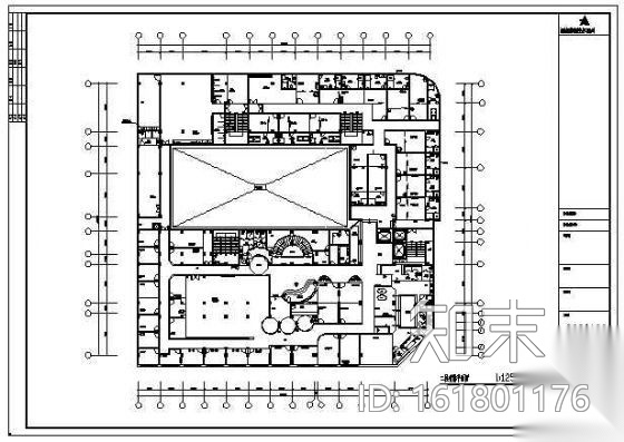 石狮帝豪大酒店喷淋图cad施工图下载【ID:161801176】