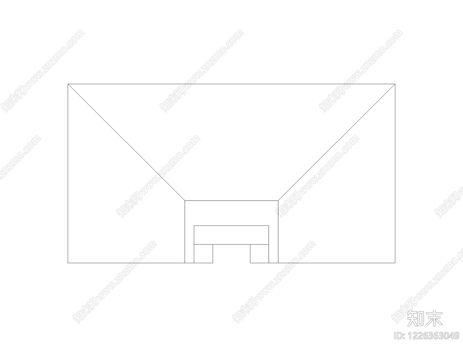 壁炉CAD图纸