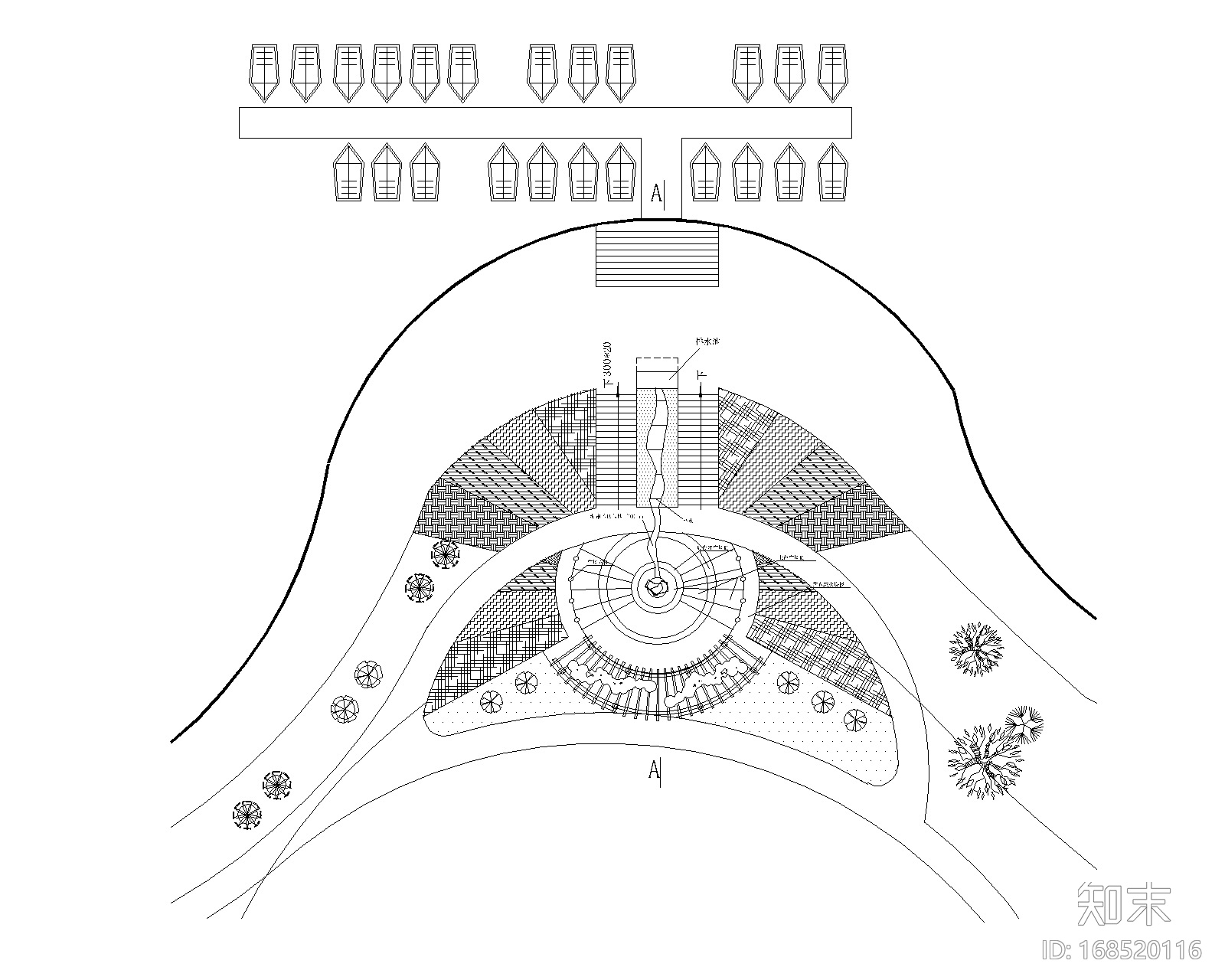 特色园林景观建筑设计施工图施工图下载【ID:168520116】