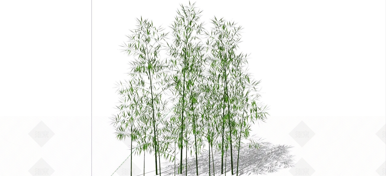 现代竹子免费SU模型下载【ID:1125086861】