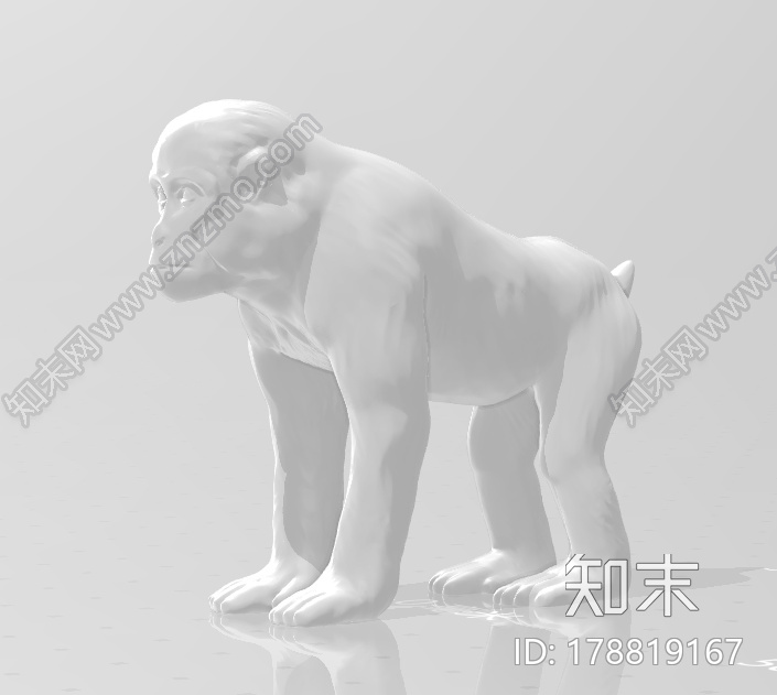 猴子3d打印模型下载【ID:178819167】