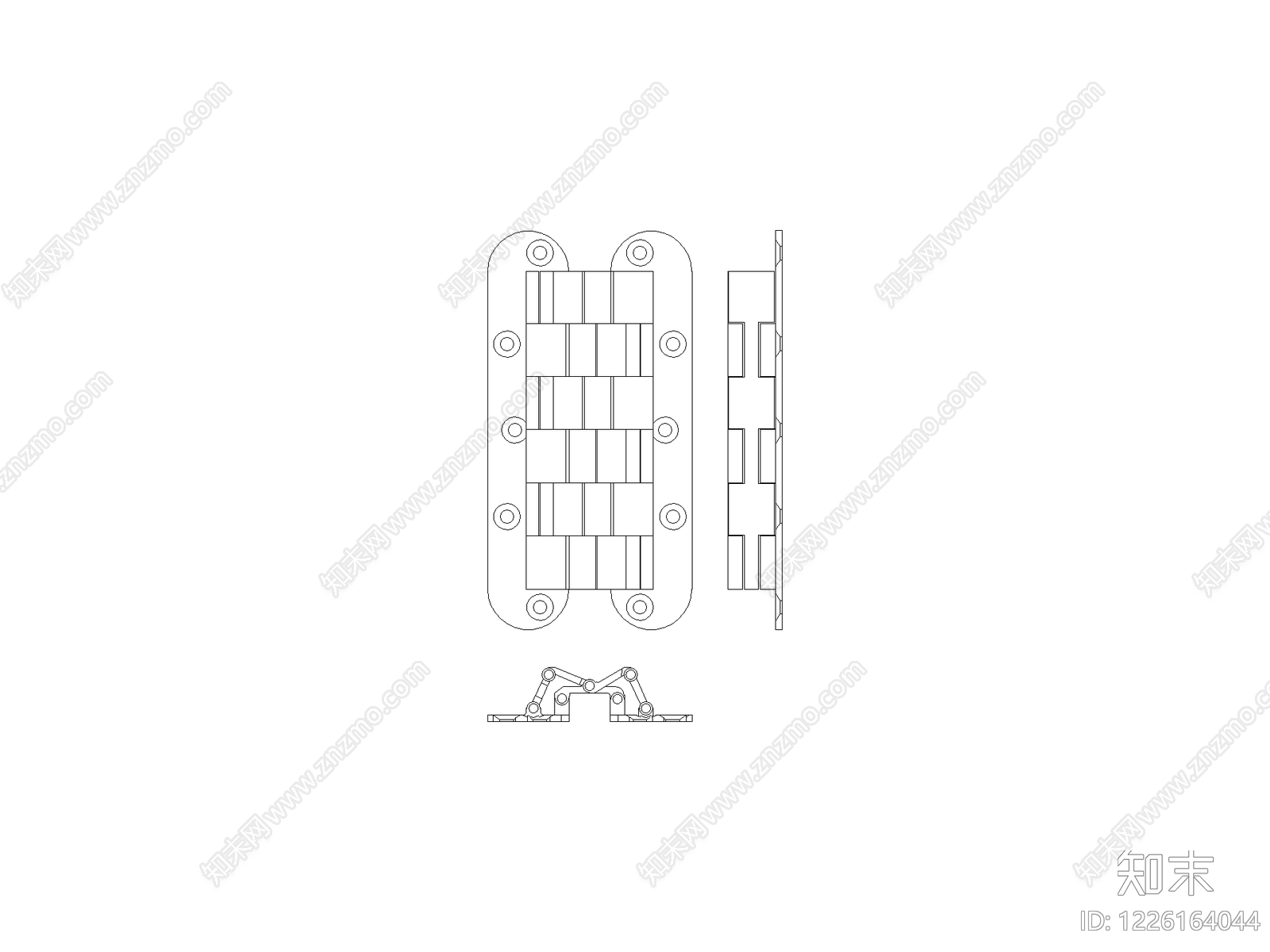 现代五金管件CAD图纸