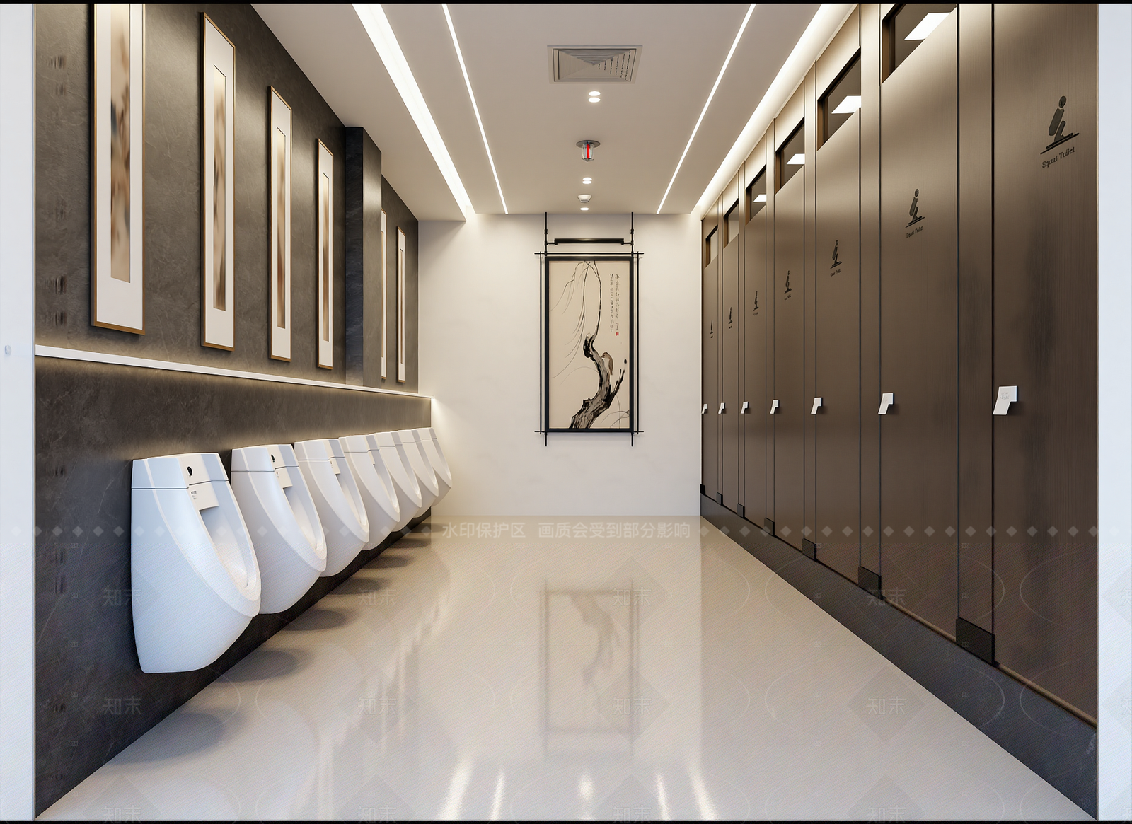 新中式酒店卫生间3D模型下载【ID:1214987298】