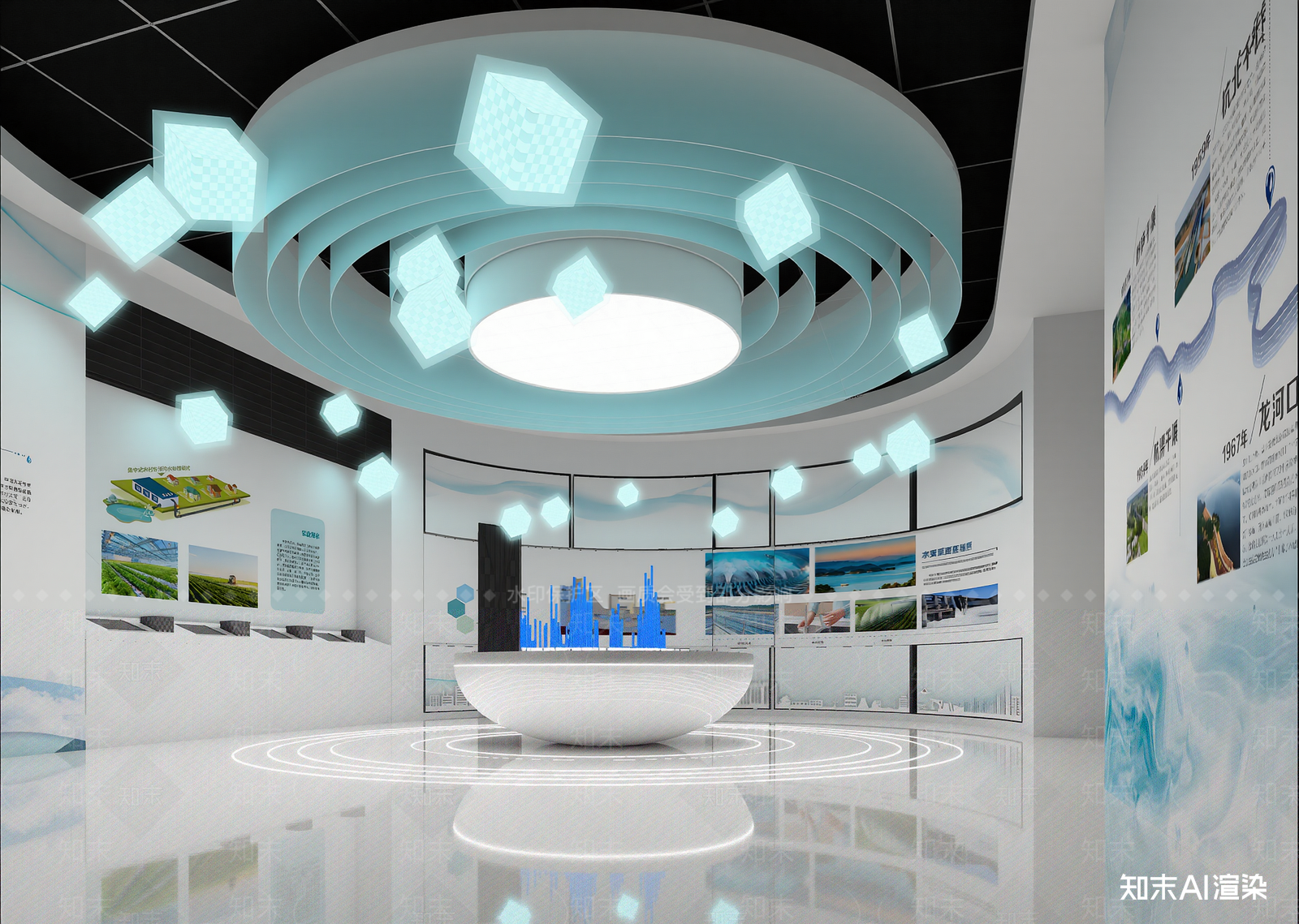 现代农业展厅3D模型下载【ID:1214785542】