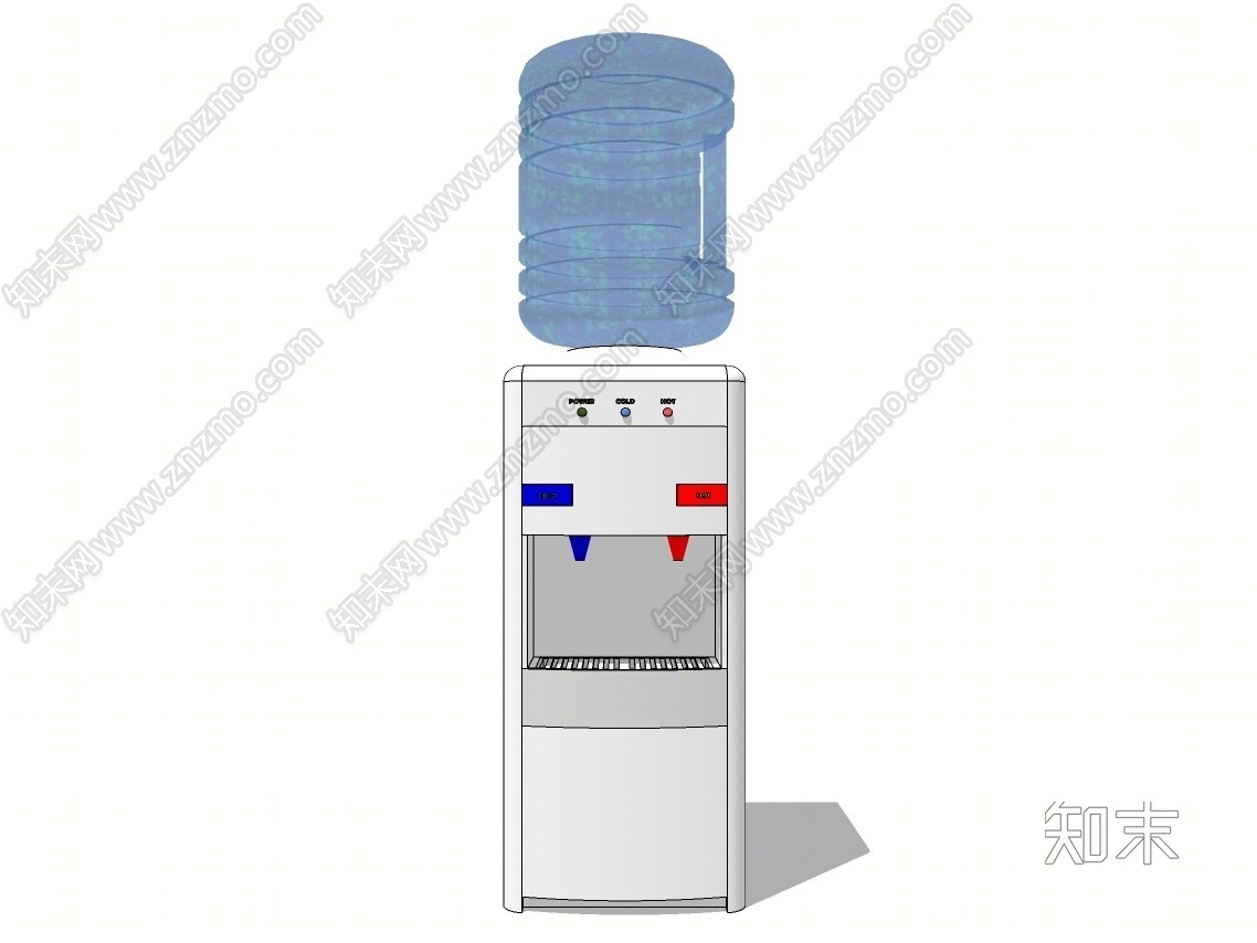 现代饮水机SU模型下载【ID:1108776544】