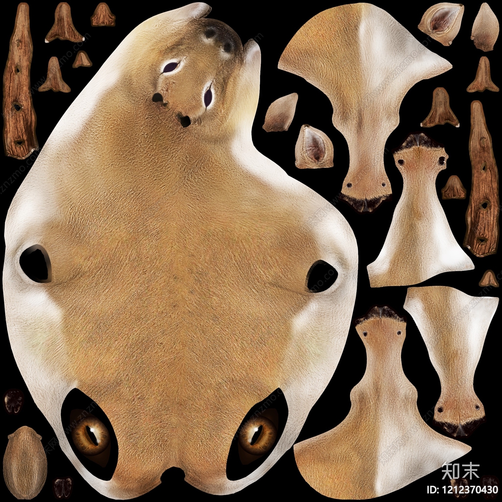 动物皮毛贴图下载【ID:1212370430】