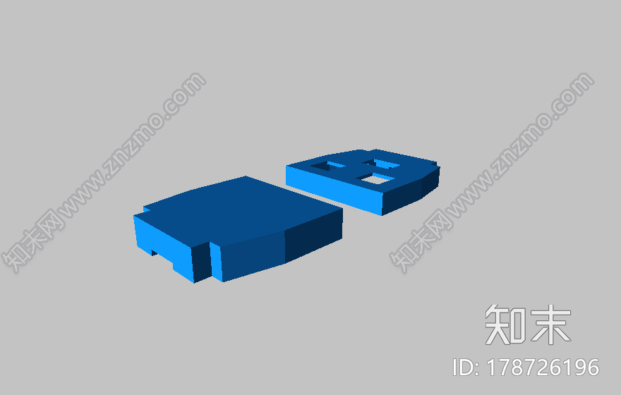 车钥匙把的替换零件3d打印模型下载【ID:178726196】