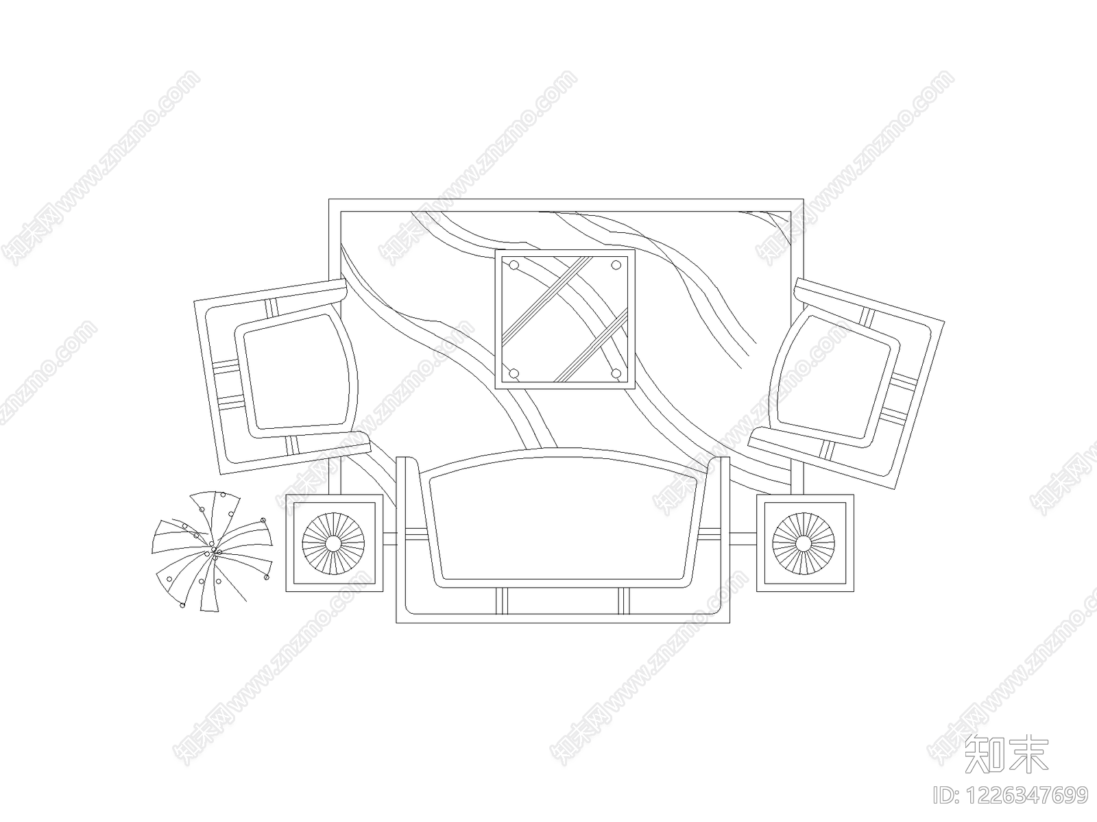 现代家装图库CAD图纸