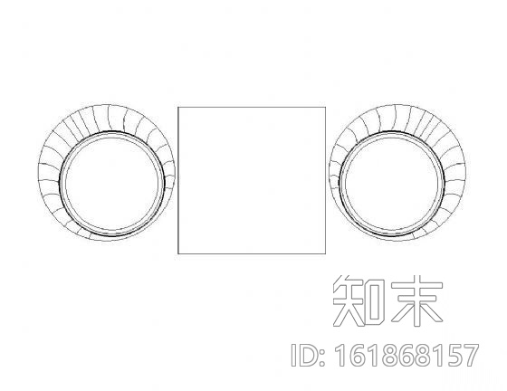 休闲对椅图块集施工图下载【ID:161868157】
