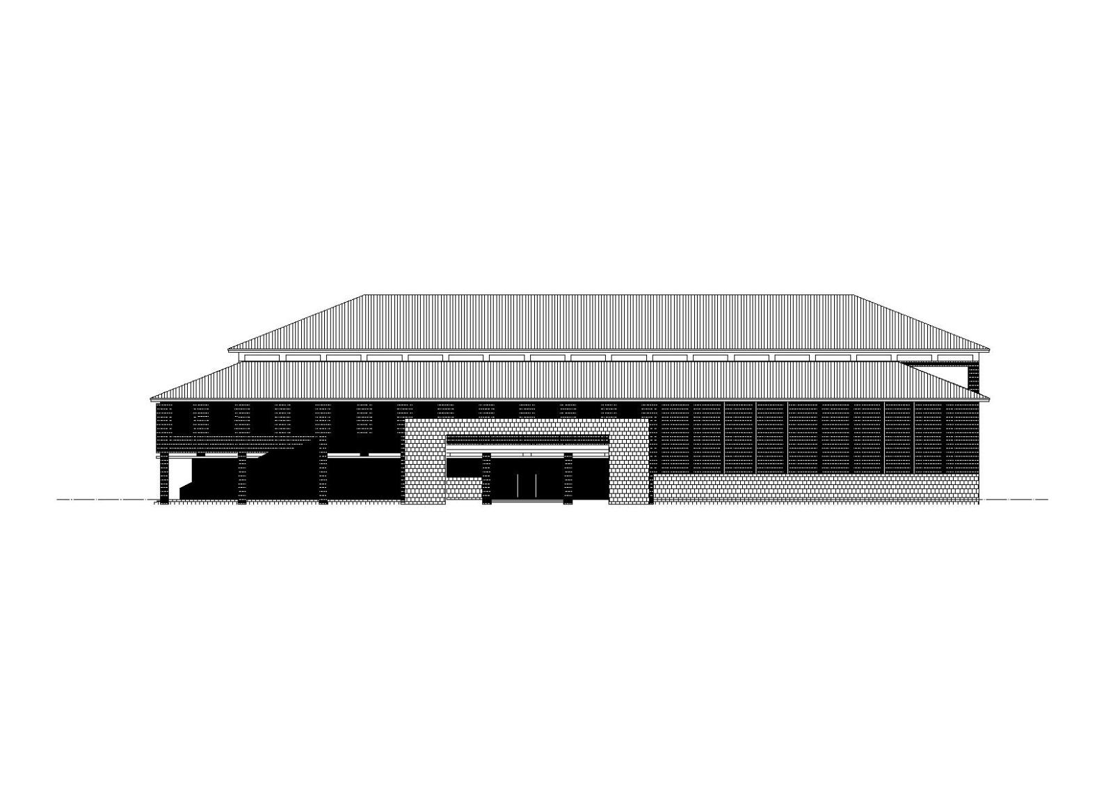 [河南]洛阳师范学院一食堂建筑施工图（CAD）cad施工图下载【ID:151651189】