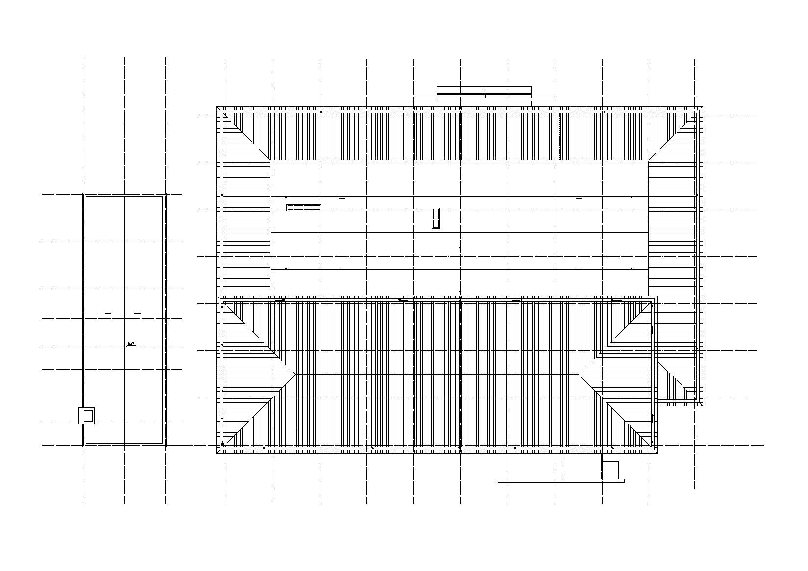 [河南]洛阳师范学院一食堂建筑施工图（CAD）cad施工图下载【ID:165158145】
