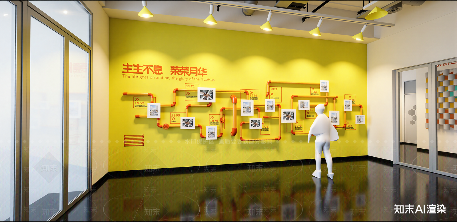 现代其他学校空间SU模型下载【ID:1215978058】