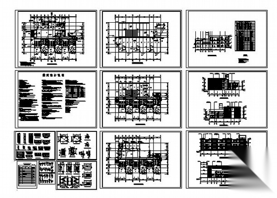 [杭州市西湖区]某中型幼儿园建筑设计施工图cad施工图下载【ID:166211116】