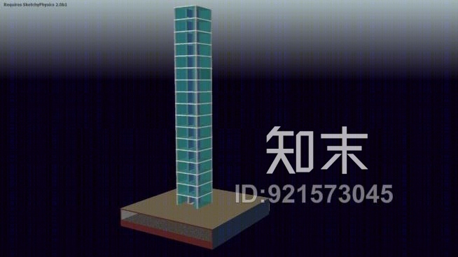 速写物理电梯大楼SU模型下载【ID:921573045】