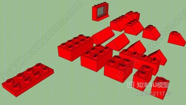 乐高积木SU模型下载【ID:635211743】