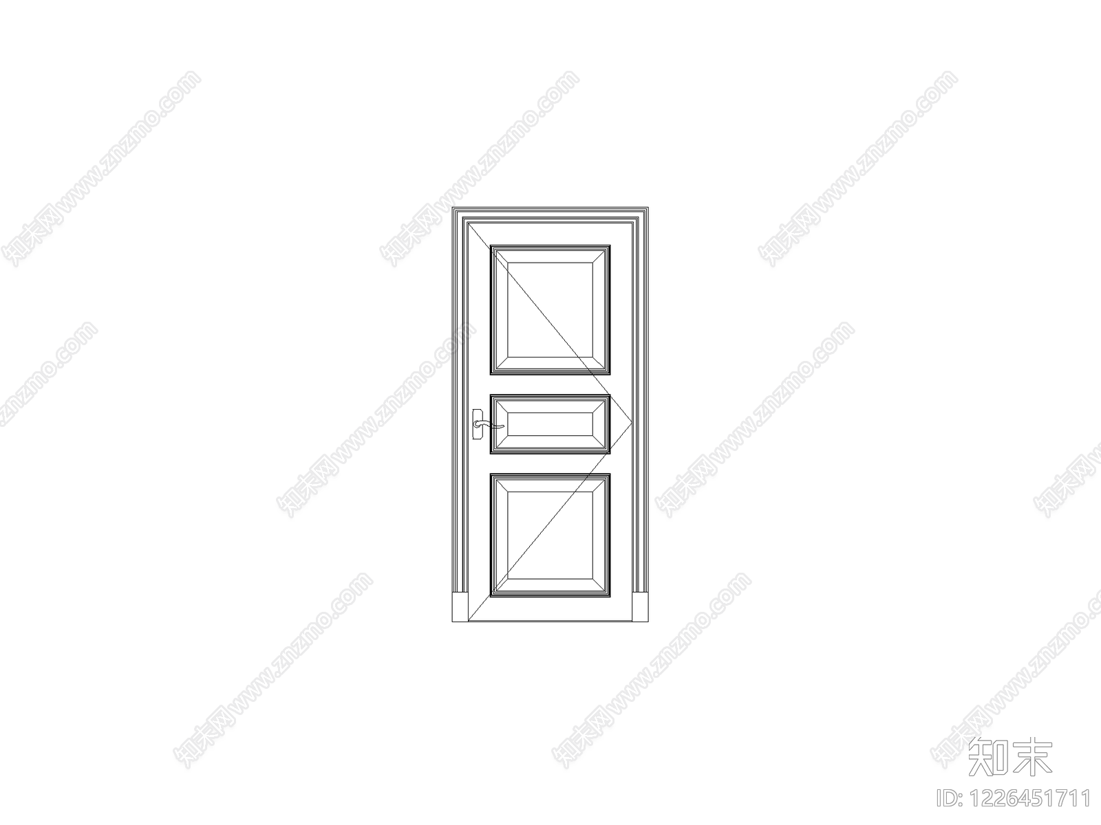 内门系统CAD图纸