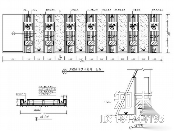 某售楼处装修施工图cad施工图下载【ID:161744195】