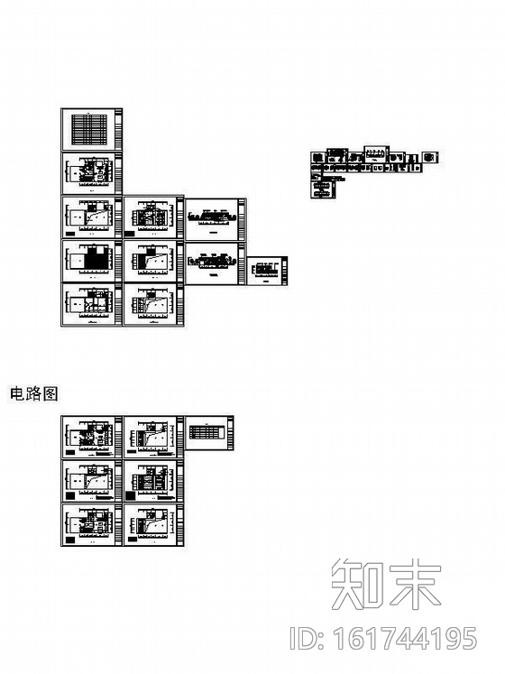 某售楼处装修施工图cad施工图下载【ID:161744195】