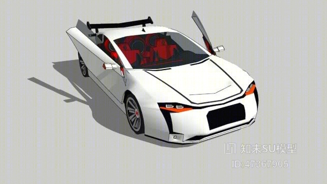 赛车SU模型下载【ID:517883282】