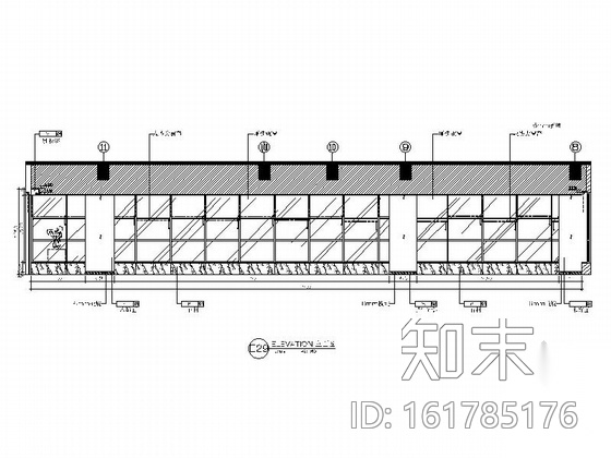 [深圳]南山某科技园区办公室装修图cad施工图下载【ID:161785176】