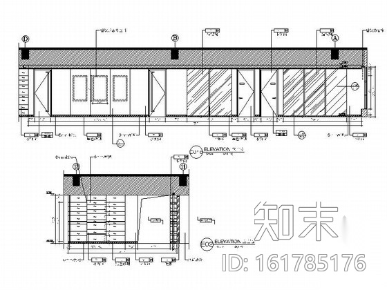 [深圳]南山某科技园区办公室装修图cad施工图下载【ID:161785176】