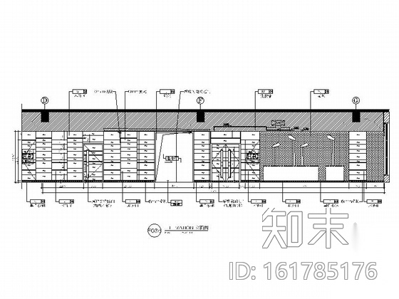 [深圳]南山某科技园区办公室装修图cad施工图下载【ID:161785176】