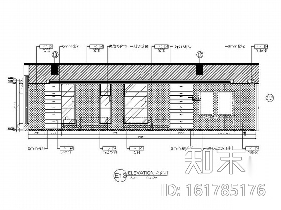 [深圳]南山某科技园区办公室装修图cad施工图下载【ID:161785176】