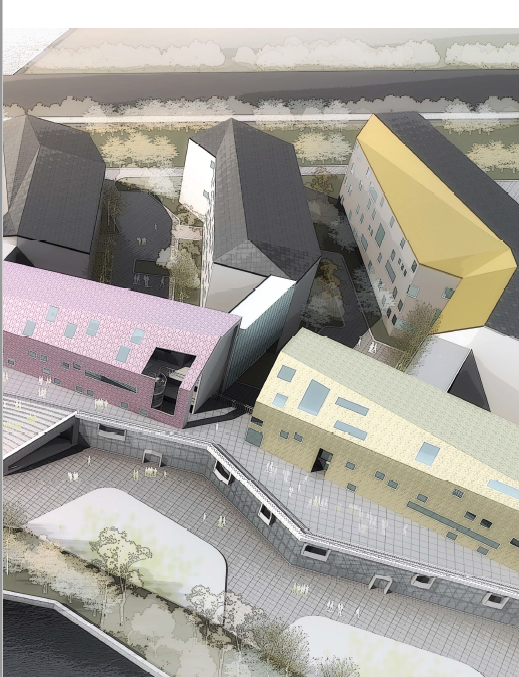 [多方案]育才小学校区概念设计建筑方案cad施工图下载【ID:151560118】