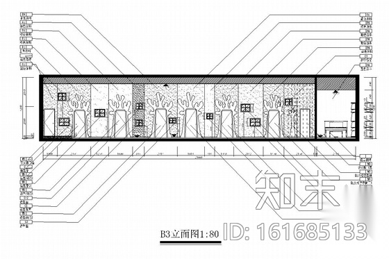 [温州]大型综合音乐培训艺术学校室内施工图cad施工图下载【ID:161685133】