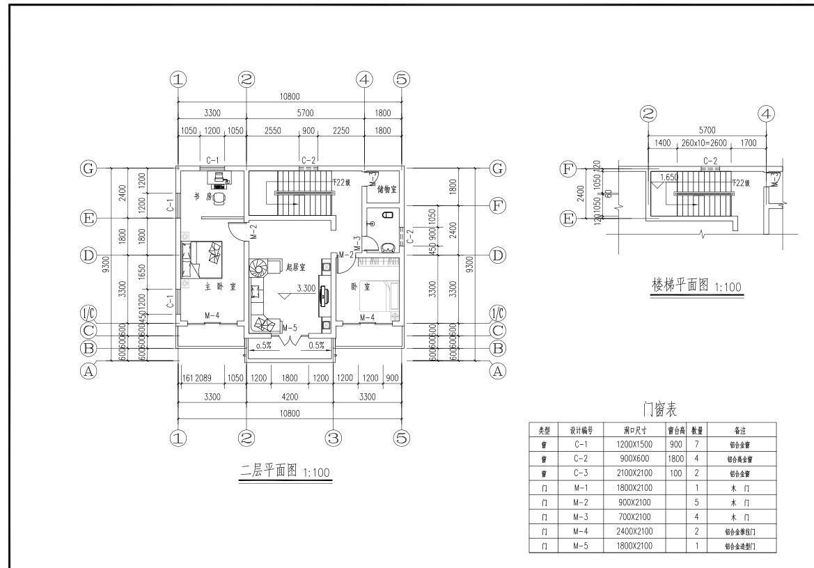 欧式风格二层别墅建筑设计（包含施工图）cad施工图下载【ID:149867198】