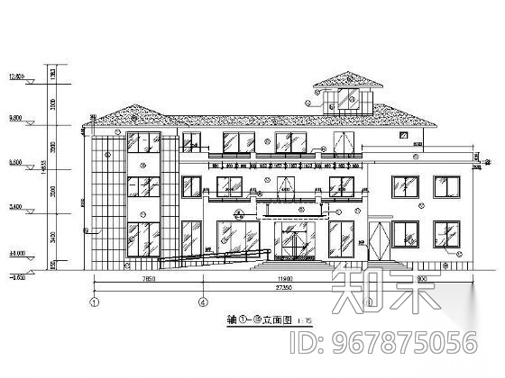 [佛山]某土地开发总公司办公场所室内装修图（含效果）cad施工图下载【ID:967875056】