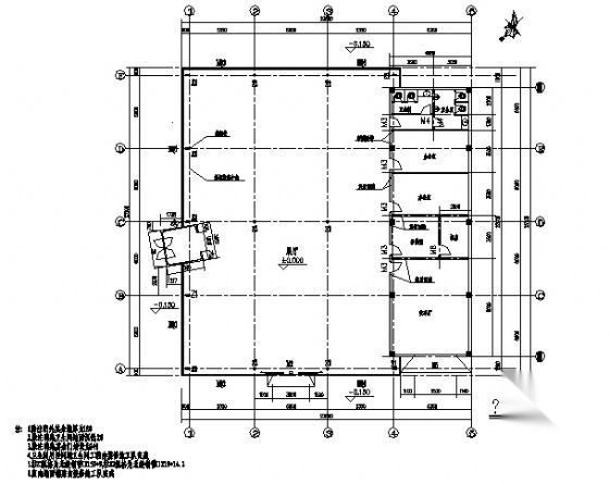 佛山市顺德区某汽车展厅建筑施工图cad施工图下载【ID:165143121】