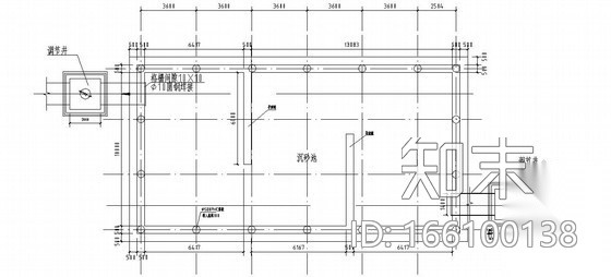 某市排涝沉沙池设计图cad施工图下载【ID:166100138】