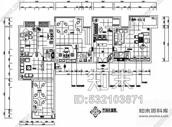 施工图某公装装饰施工图cad施工图下载【ID:532103871】