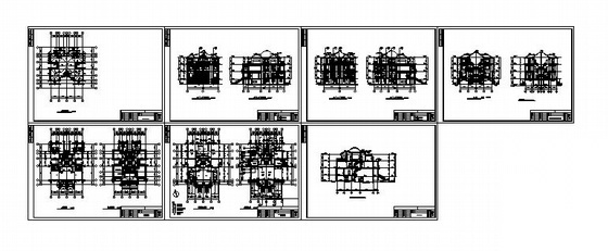 某四层小别墅建筑方案图图施工图下载【ID:149917104】