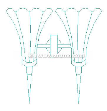 壁灯cad施工图下载【ID:178288120】