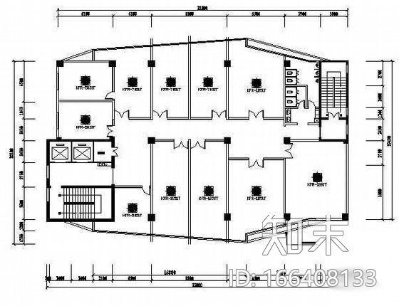 某国土局办公楼装饰竣工图cad施工图下载【ID:166408133】