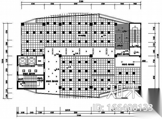 某国土局办公楼装饰竣工图cad施工图下载【ID:166408133】