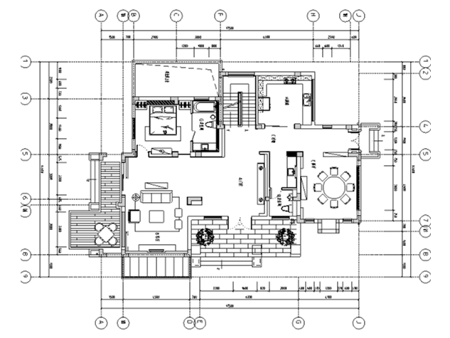 [江苏]湖玺两层别墅样板房室内装饰施工图及效果图cad施工图下载【ID:161773191】