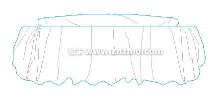 床头柜cad施工图下载【ID:178350164】