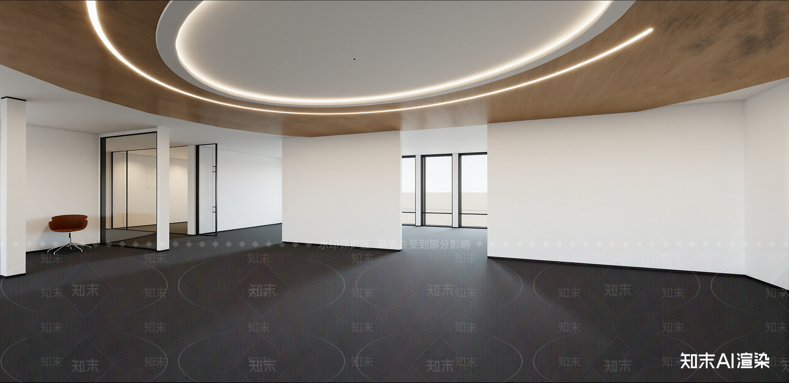 现代办公大堂SU模型下载【ID:1215207048】